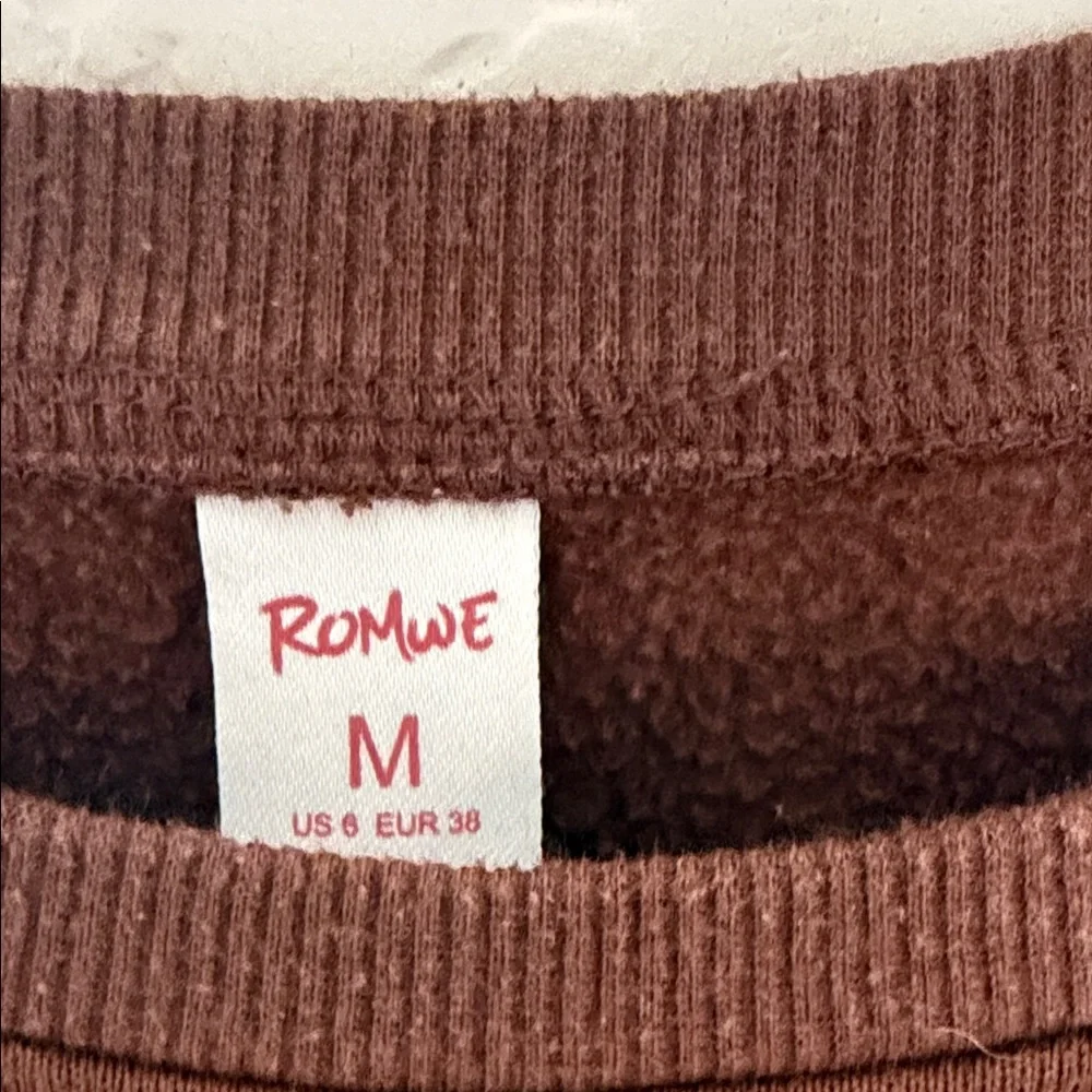 ROMWE Emo Bear Graphic Crewneck Sweater - Picture 3 of 4